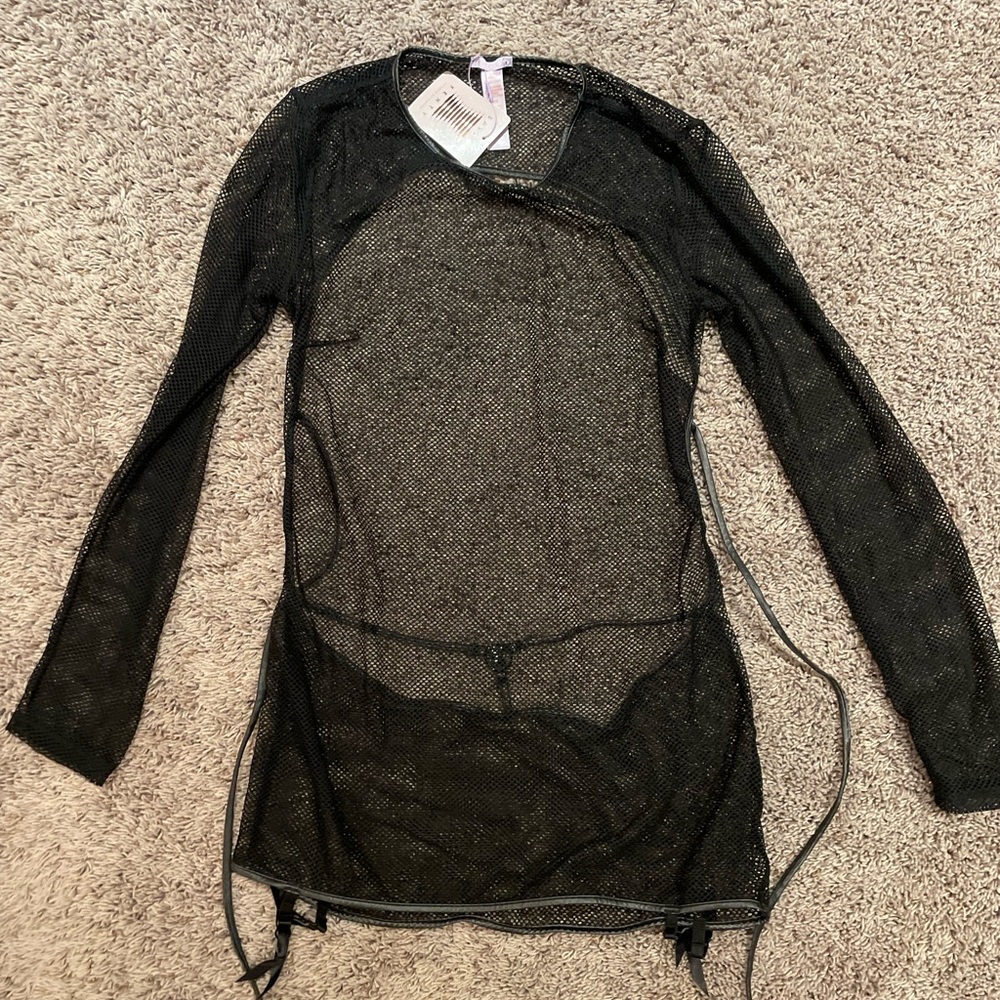 Fishnet savage dress